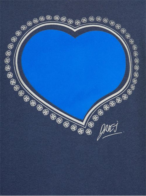 T-shirt Dries Van Noten navy blu DRIES VAN NOTEN | 0211101600509